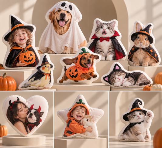 Personalised Halloween Photo Cushion