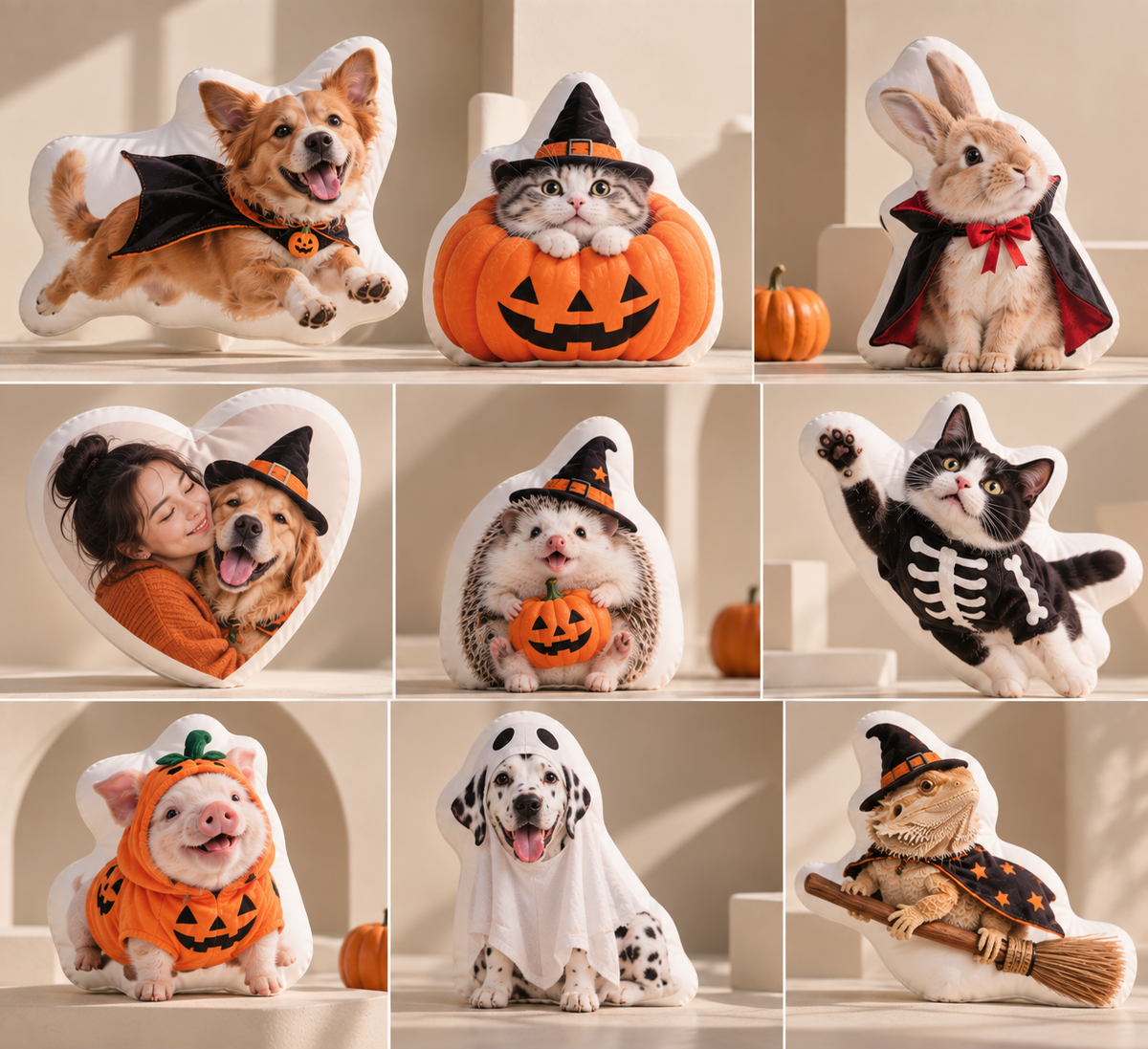 Personalised Halloween Photo Cushion