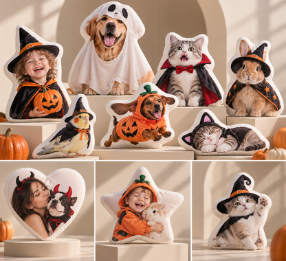 Personalised Halloween Photo Cushion