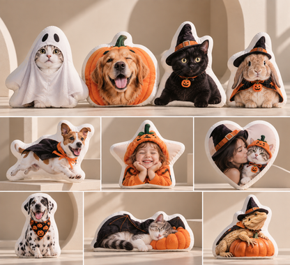 Personalised Halloween Photo Cushion