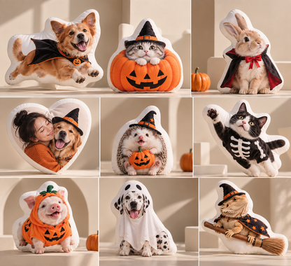 Personalised Halloween Photo Cushion