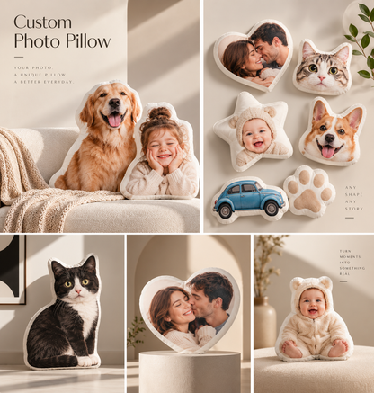 Personalised Shaped Cushion