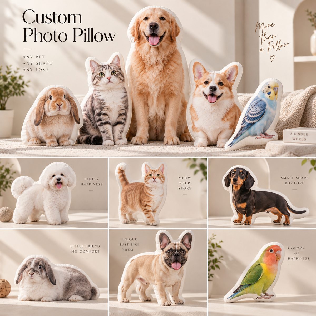 Personalised Shaped Cushion