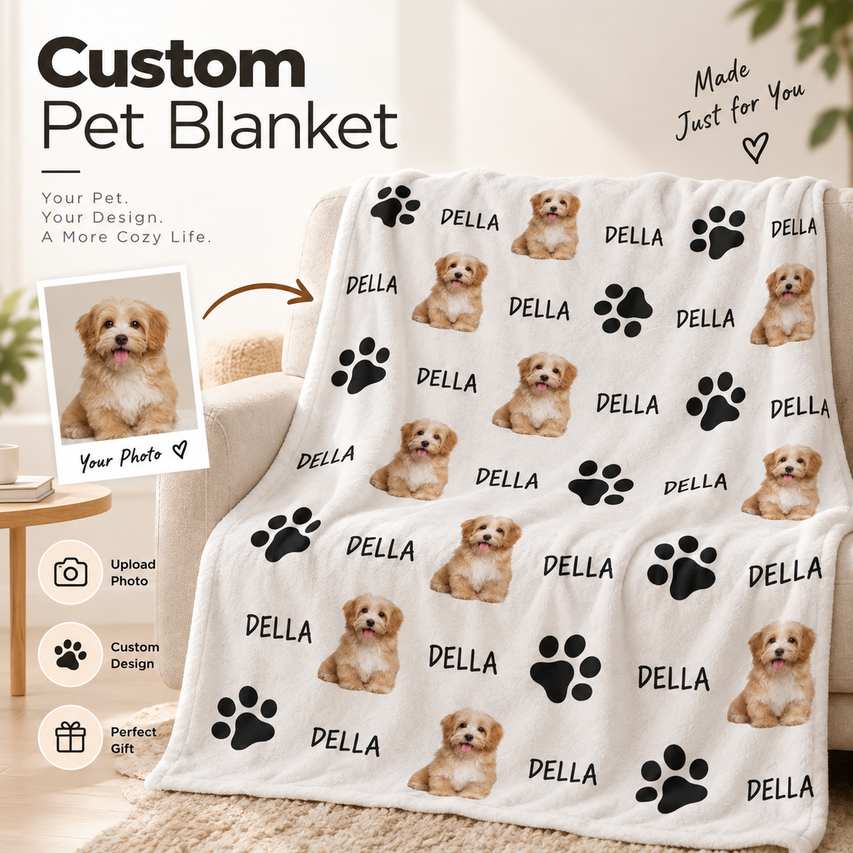 Personalised Fleece Blanket