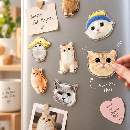 Personalised Cutout Magnets – Set of 5
