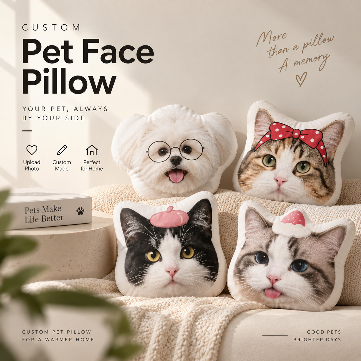 Custom Portrait Cushion