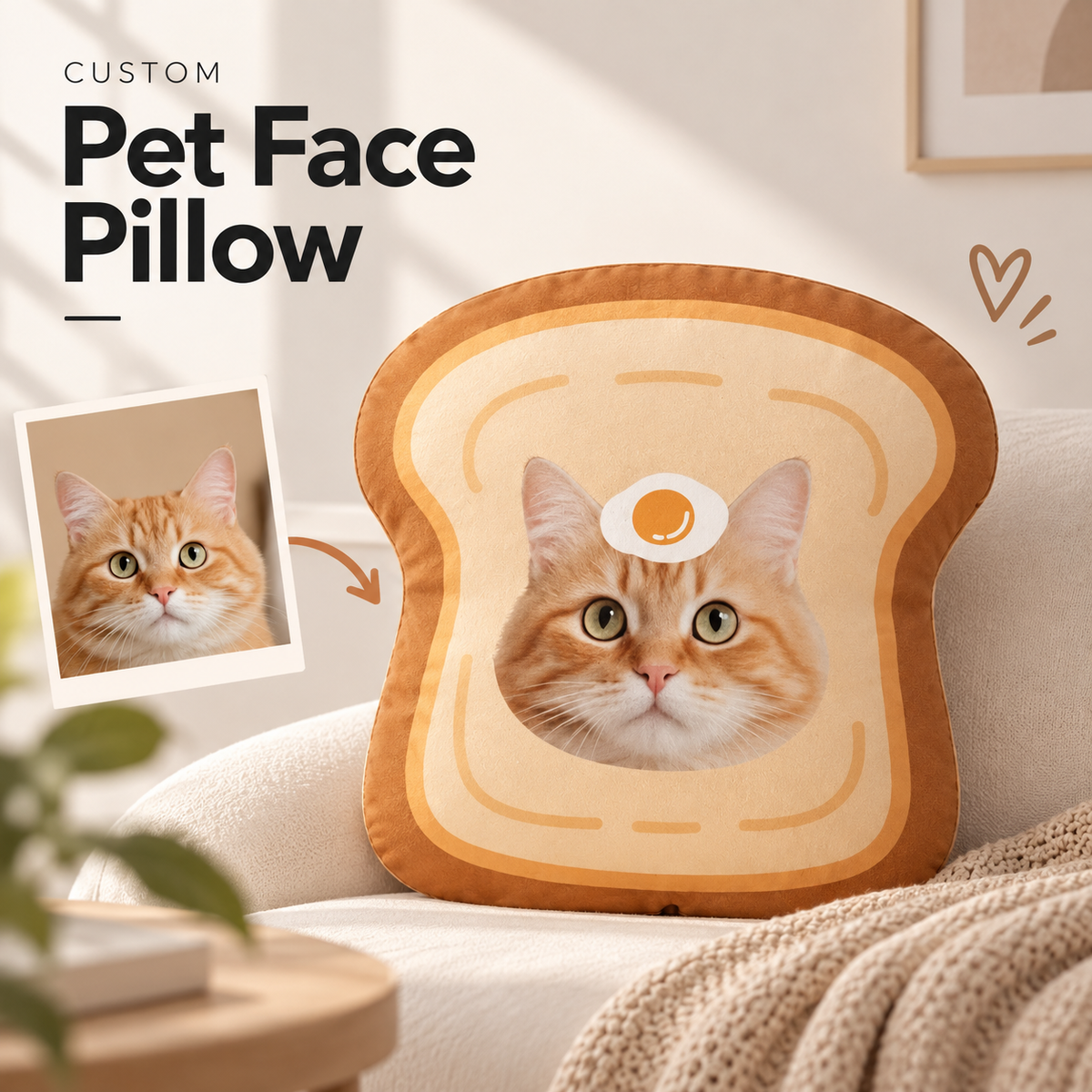 Custom Portrait Cushion