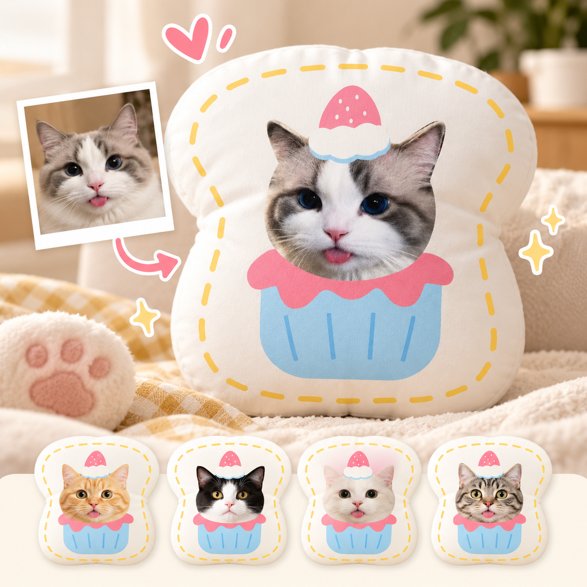 Custom Portrait Cushion