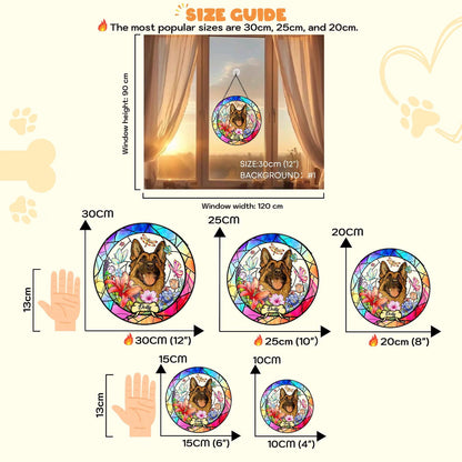 Personalized Stained Glass Suncatcher