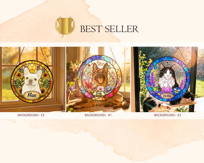 Personalized Stained Glass Suncatcher