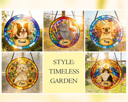 Personalized Stained Glass Suncatcher