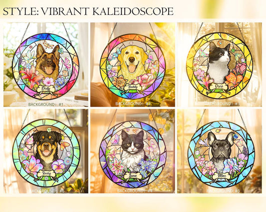 Personalized Stained Glass Suncatcher