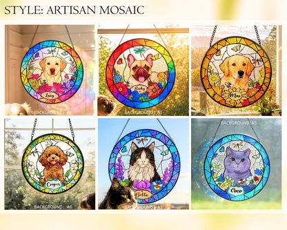 Personalized Stained Glass Suncatcher