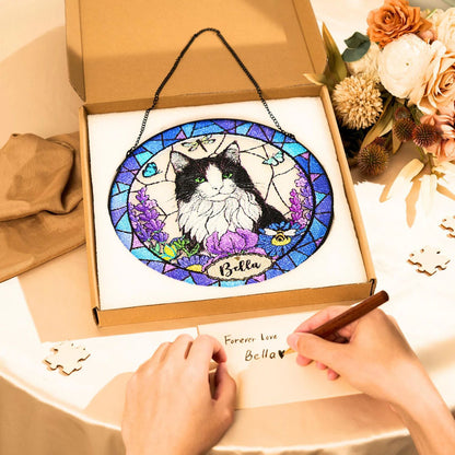 Personalized Stained Glass Suncatcher