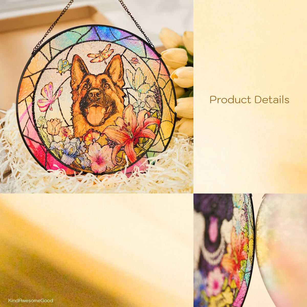 Personalized Stained Glass Suncatcher
