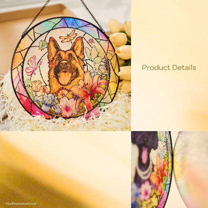 Personalized Stained Glass Suncatcher