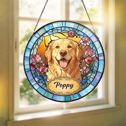 Personalized Stained Glass Suncatcher